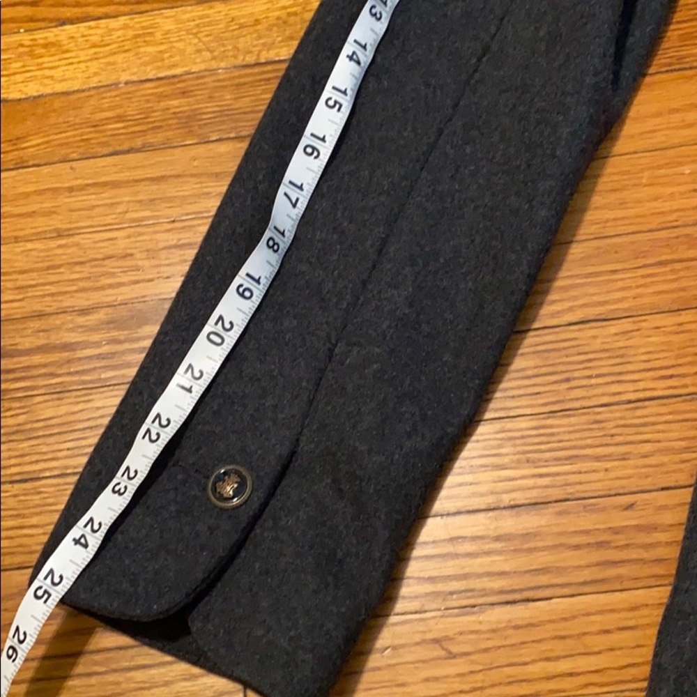 EUC Gray Wool pleated Coat - Picture 11 of 13